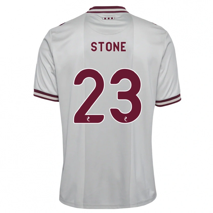 Danxen Herren Harry Stone #23 Weiß Burgunder Auswärtstrikot Trikot 2026/27 T-Shirt Österreich