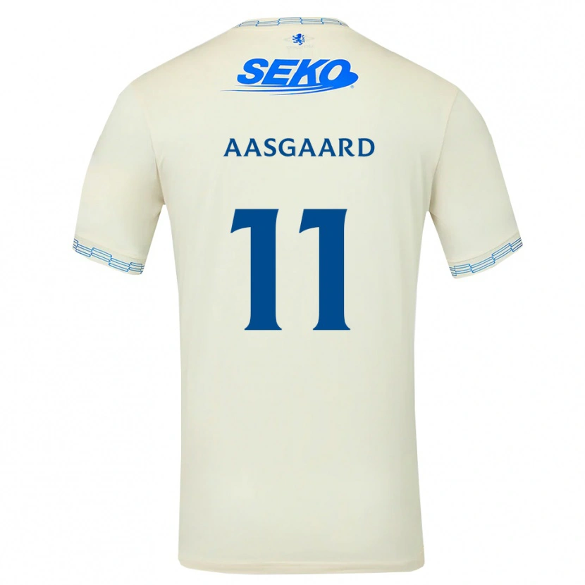 Danxen Herren Thelo Aasgaard #11 Tiefseeblau Weiß Auswärtstrikot Trikot 2026/27 T-Shirt Österreich