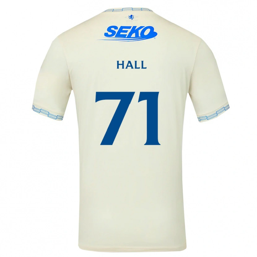 Danxen Herren Ruaridh Hall #71 Tiefseeblau Weiß Auswärtstrikot Trikot 2026/27 T-Shirt Österreich