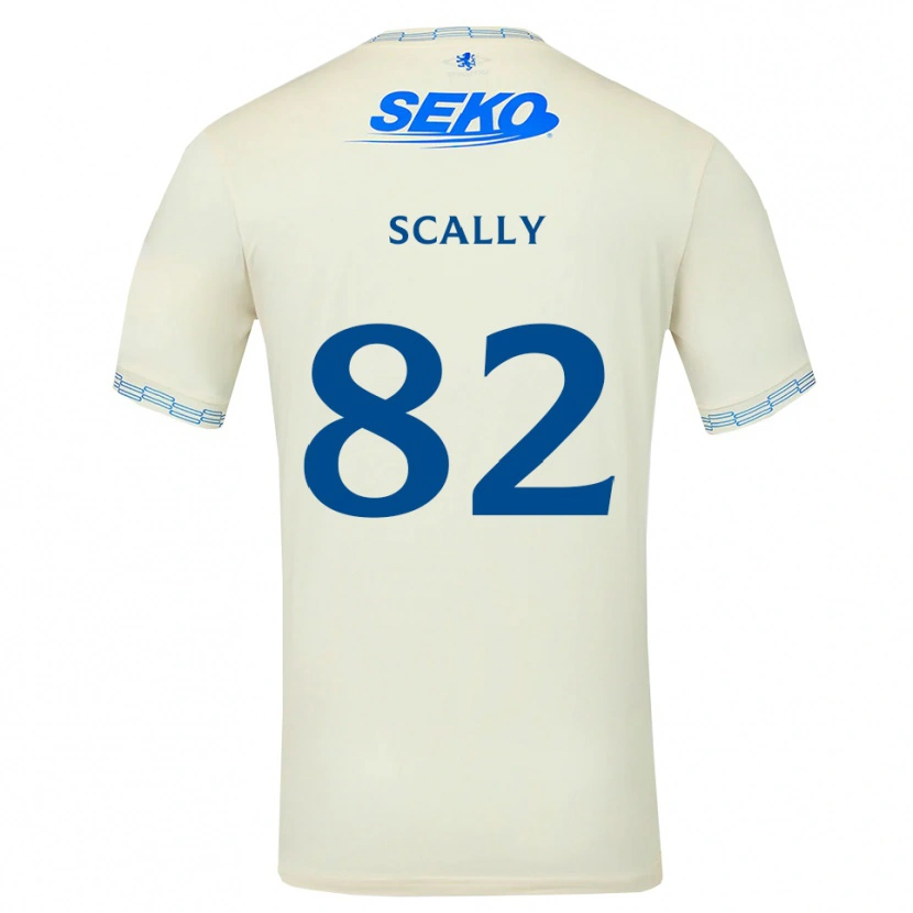 Danxen Herren Ashton Scally #82 Tiefseeblau Weiß Auswärtstrikot Trikot 2026/27 T-Shirt Österreich