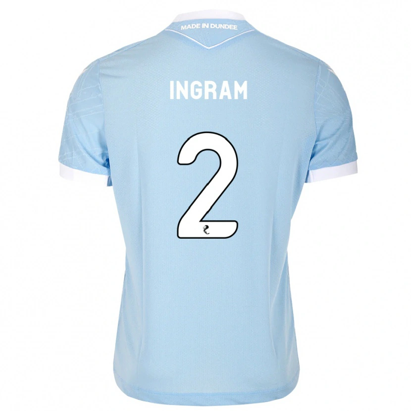 Danxen Herren Ethan Ingram #2 Himmelblau Weiß Auswärtstrikot Trikot 2026/27 T-Shirt Österreich