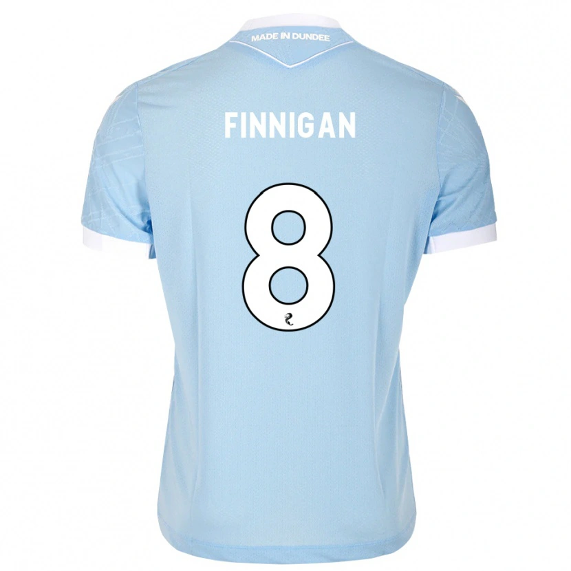 Danxen Herren Ryan Finnigan #8 Himmelblau Weiß Auswärtstrikot Trikot 2026/27 T-Shirt Österreich