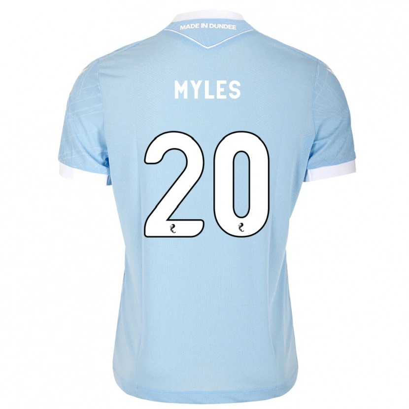 Danxen Herren Logan Myles #20 Himmelblau Weiß Auswärtstrikot Trikot 2026/27 T-Shirt Österreich