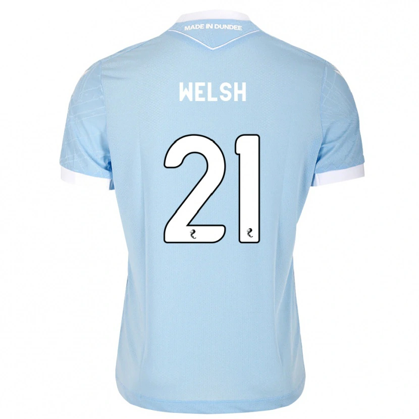 Danxen Herren Tom Welsh #21 Himmelblau Weiß Auswärtstrikot Trikot 2026/27 T-Shirt Österreich