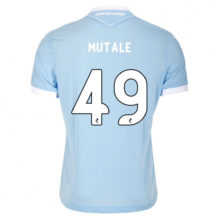 Danxen Herren Euan Mutale #49 Himmelblau Weiß Auswärtstrikot Trikot 2026/27 T-Shirt Österreich
