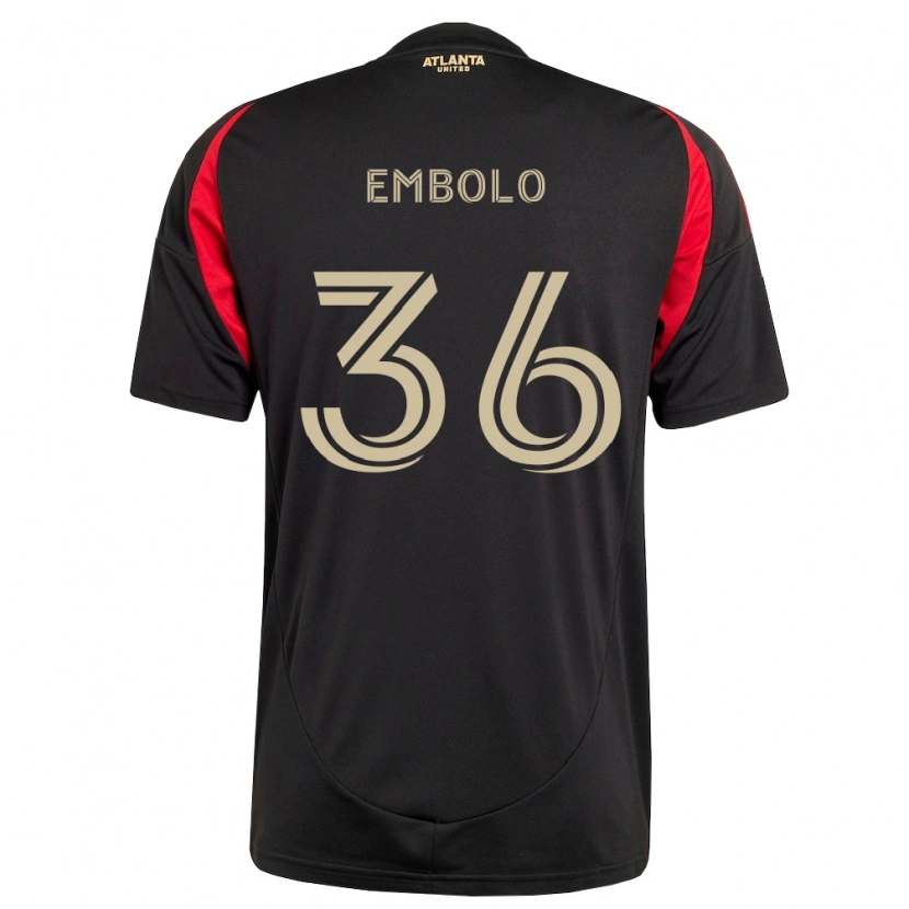 Danxen Herren Breel Embolo #36 Schwarz Rot Heimtrikot Trikot 2026/27 T-Shirt Österreich