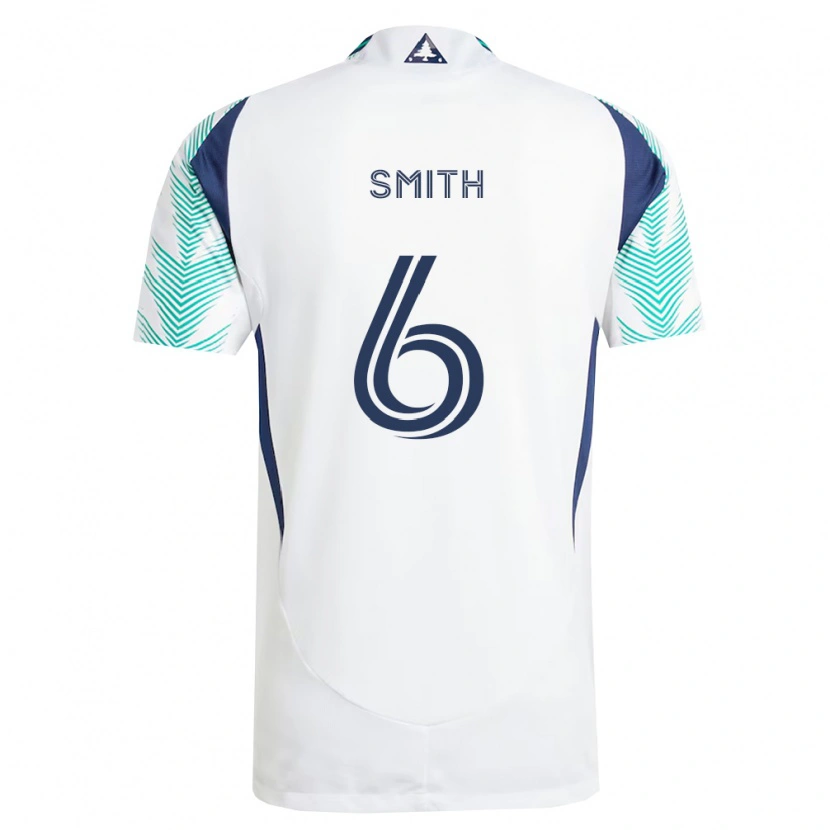 Danxen Herren Tylon Smith #6 Weiß Marineblau Hellgrün Auswärtstrikot Trikot 2026/27 T-Shirt Österreich