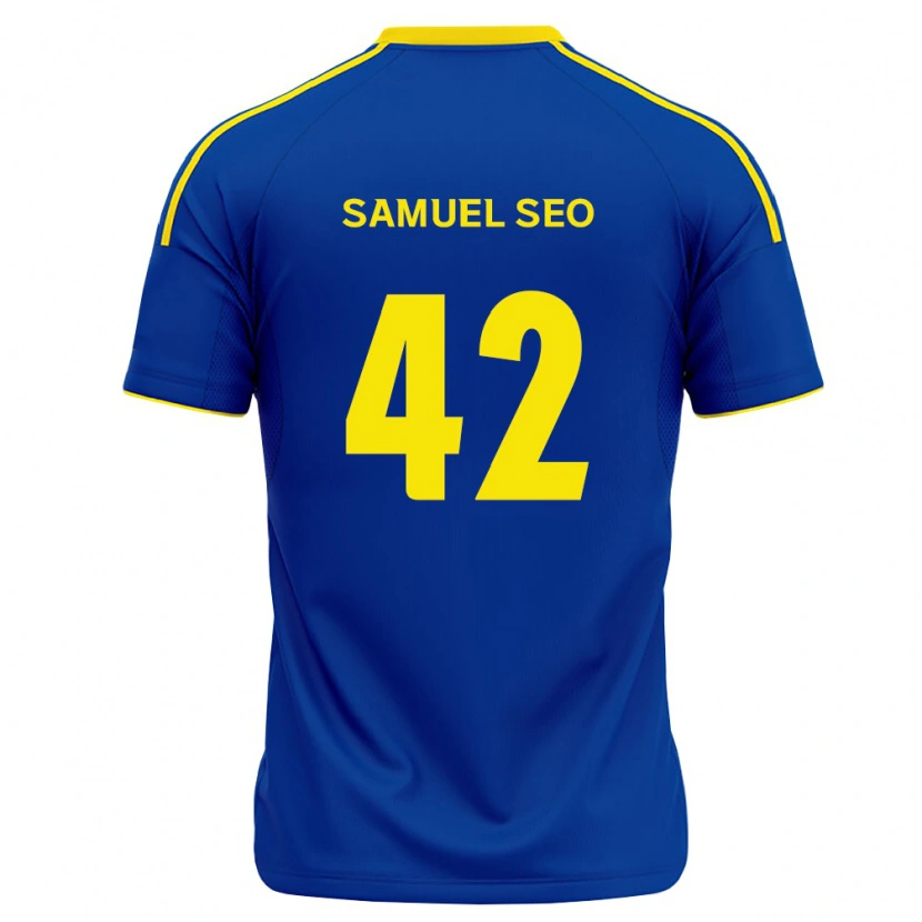 Danxen Damen Samuel Seo #42 Königsblau Gelb Heimtrikot Trikot 2026/27 T-Shirt Österreich