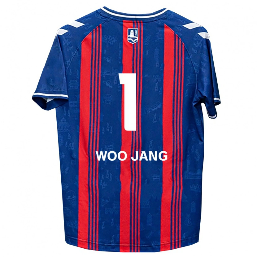 Danxen Damen Woo-Jang Jo #1 Blau Rot Weiß Heimtrikot Trikot 2026/27 T-Shirt Österreich