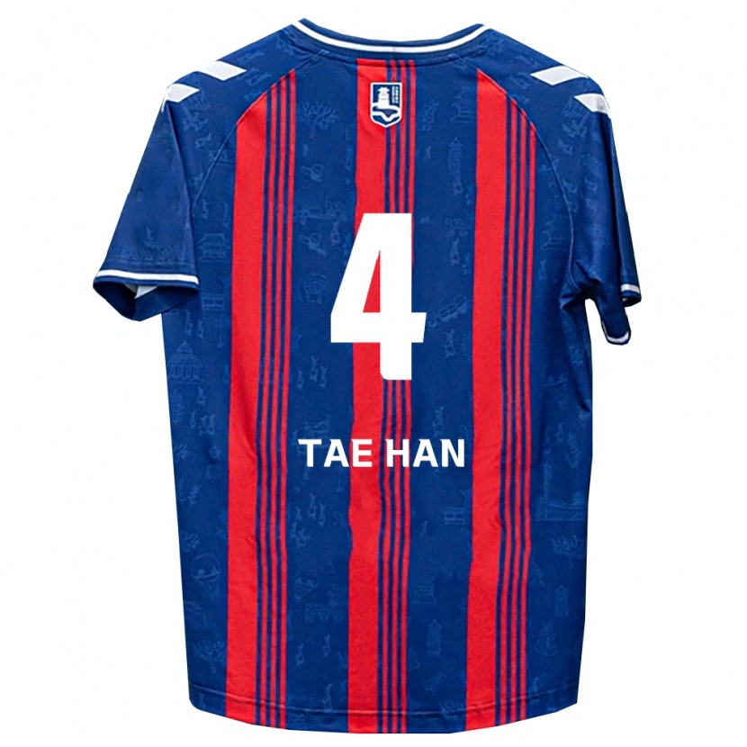 Danxen Damen Tae-Han Kim #4 Blau Rot Weiß Heimtrikot Trikot 2026/27 T-Shirt Österreich