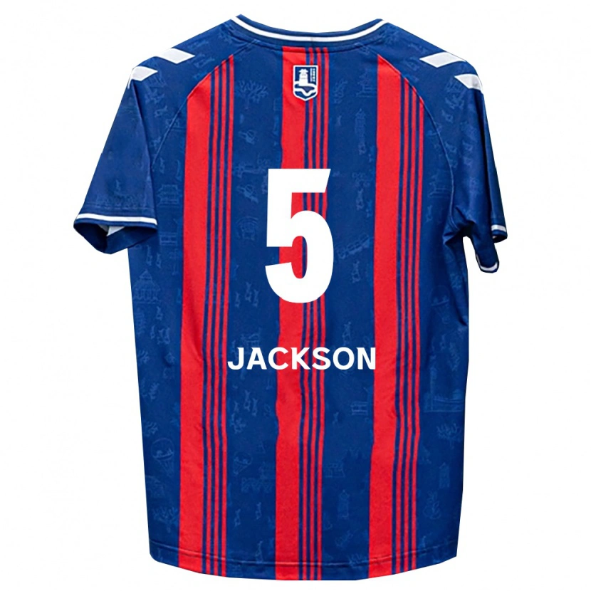 Danxen Damen Lachlan Jackson #5 Blau Rot Weiß Heimtrikot Trikot 2026/27 T-Shirt Österreich