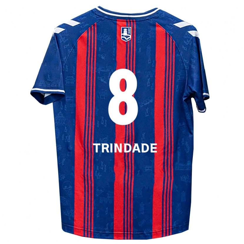 Danxen Damen Matheus Trindade #8 Blau Rot Weiß Heimtrikot Trikot 2026/27 T-Shirt Österreich