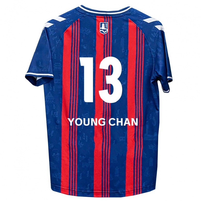 Danxen Damen Young-Chan Ham #13 Blau Rot Weiß Heimtrikot Trikot 2026/27 T-Shirt Österreich