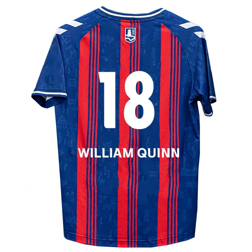 Danxen Damen Max William Quinn #18 Blau Rot Weiß Heimtrikot Trikot 2026/27 T-Shirt Österreich