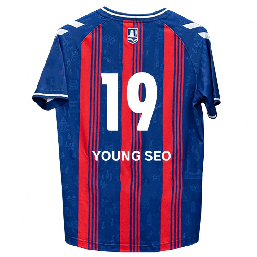 Danxen Damen Young-Seo Lee #19 Blau Rot Weiß Heimtrikot Trikot 2026/27 T-Shirt Österreich