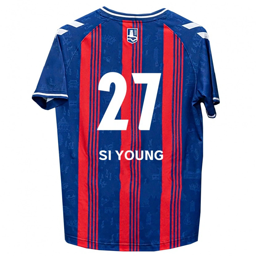 Danxen Damen Si-Young Lee #27 Blau Rot Weiß Heimtrikot Trikot 2026/27 T-Shirt Österreich
