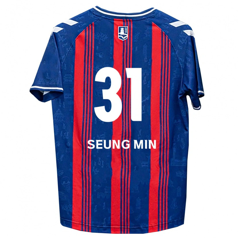 Danxen Damen Seung-Min Baek #31 Blau Rot Weiß Heimtrikot Trikot 2026/27 T-Shirt Österreich