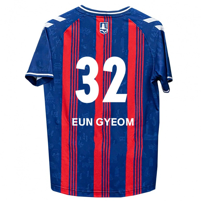 Danxen Damen Eun-Gyeom Kim #32 Blau Rot Weiß Heimtrikot Trikot 2026/27 T-Shirt Österreich