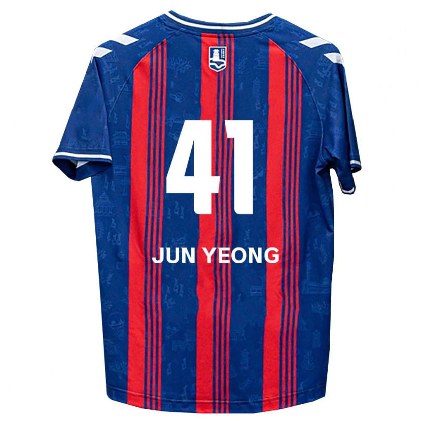 Danxen Damen Jun-Yeong Choi #41 Blau Rot Weiß Heimtrikot Trikot 2026/27 T-Shirt Österreich