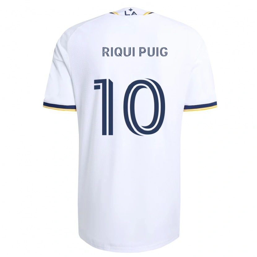 Danxen Damen Riqui Puig #10 Blau Gelb Und Weiß Heimtrikot Trikot 2026/27 T-Shirt Österreich