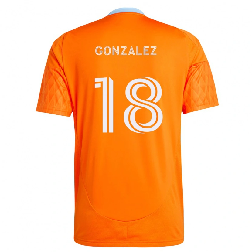 Danxen Damen Diego Gonzalez #18 Orange Weiß Heimtrikot Trikot 2026/27 T-Shirt Österreich