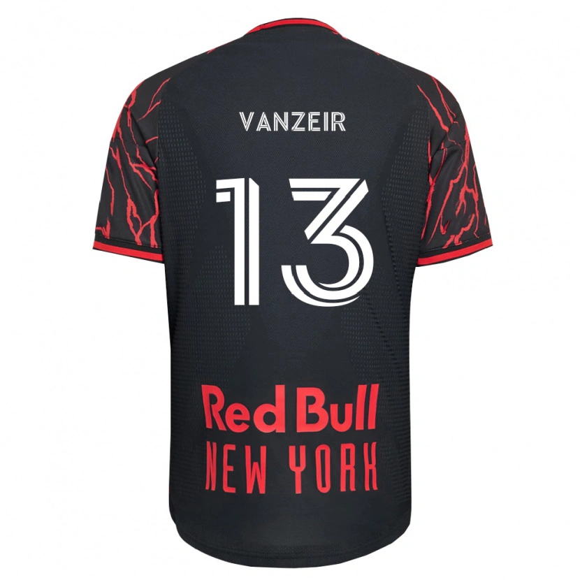 Danxen Damen Dante Vanzeir #13 Rot Schwarz Weiß Heimtrikot Trikot 2026/27 T-Shirt Österreich