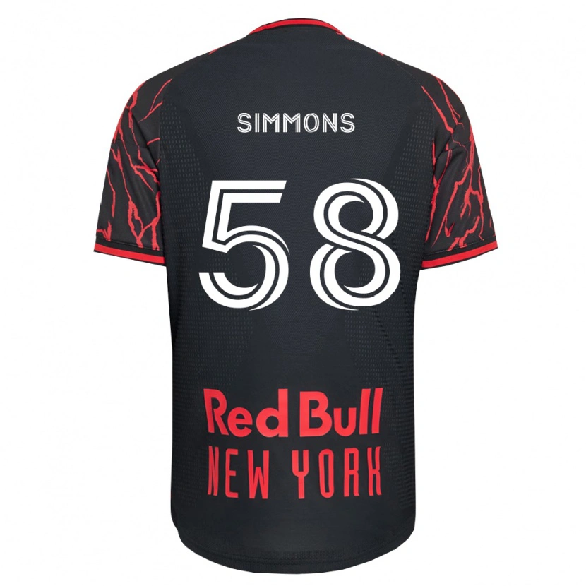 Danxen Damen Caleb Simmons #58 Rot Schwarz Weiß Heimtrikot Trikot 2026/27 T-Shirt Österreich
