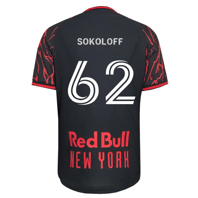 Danxen Damen Paul Sokoloff #62 Rot Schwarz Weiß Heimtrikot Trikot 2026/27 T-Shirt Österreich
