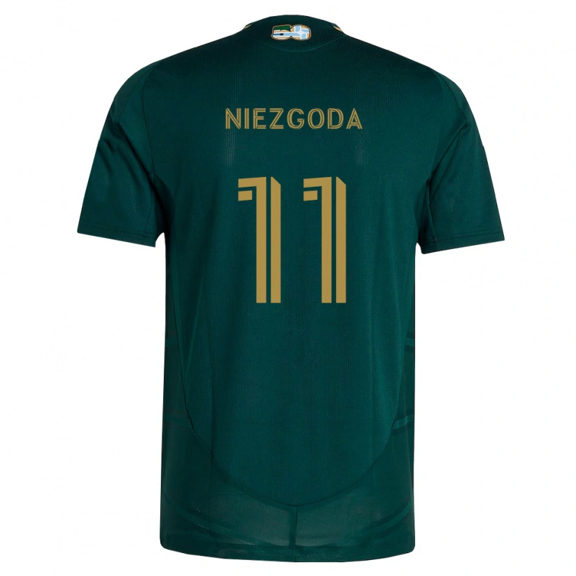 Danxen Damen Jaroslaw Niezgoda #11 Dunkelgrün Braun Heimtrikot Trikot 2026/27 T-Shirt Österreich
