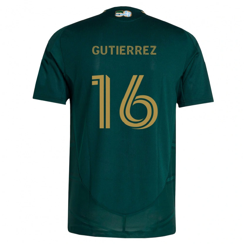 Danxen Damen Diego Gutiérrez #16 Dunkelgrün Braun Heimtrikot Trikot 2026/27 T-Shirt Österreich