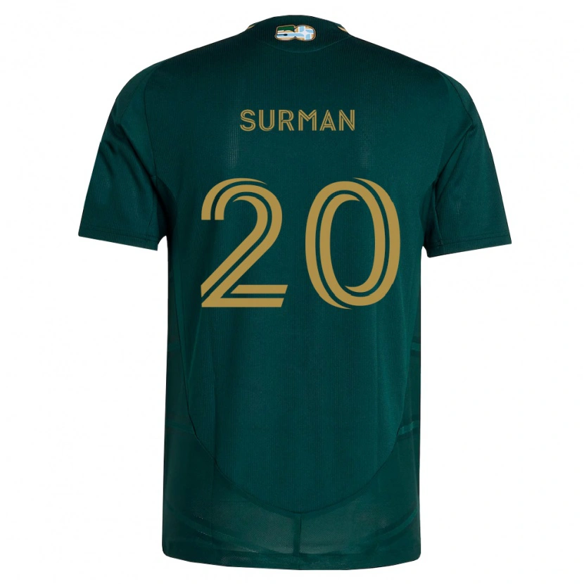 Danxen Damen Finn Surman #20 Dunkelgrün Braun Heimtrikot Trikot 2026/27 T-Shirt Österreich