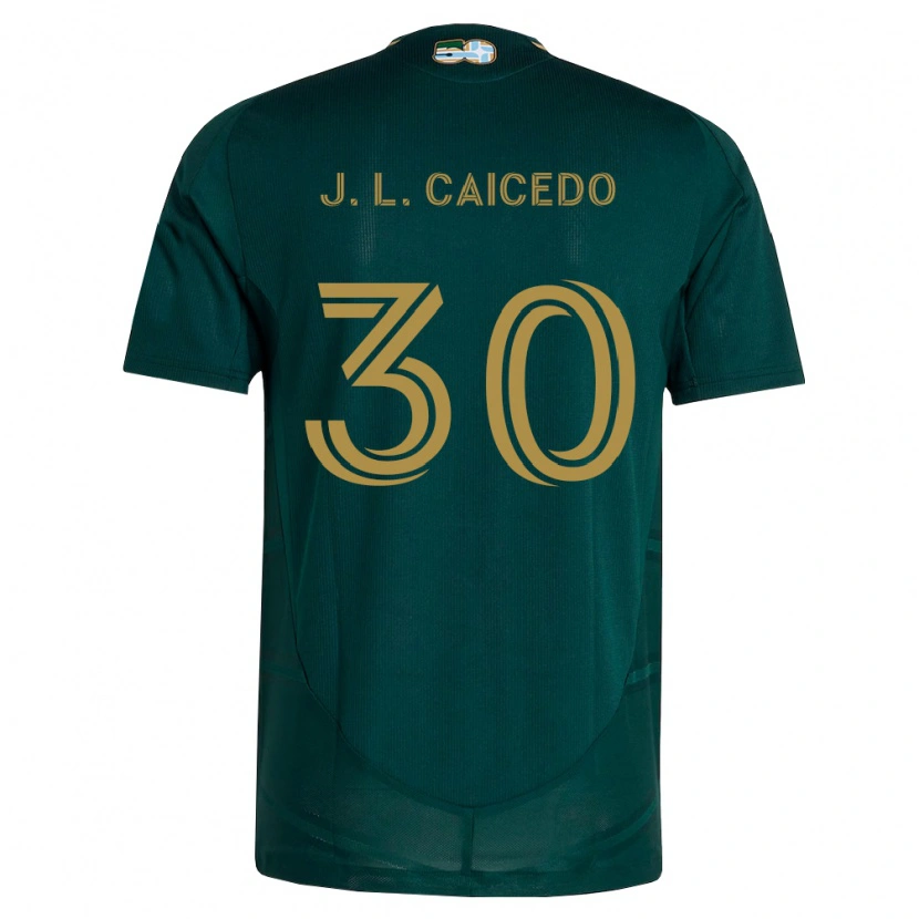 Danxen Damen José Caicedo #30 Dunkelgrün Braun Heimtrikot Trikot 2026/27 T-Shirt Österreich