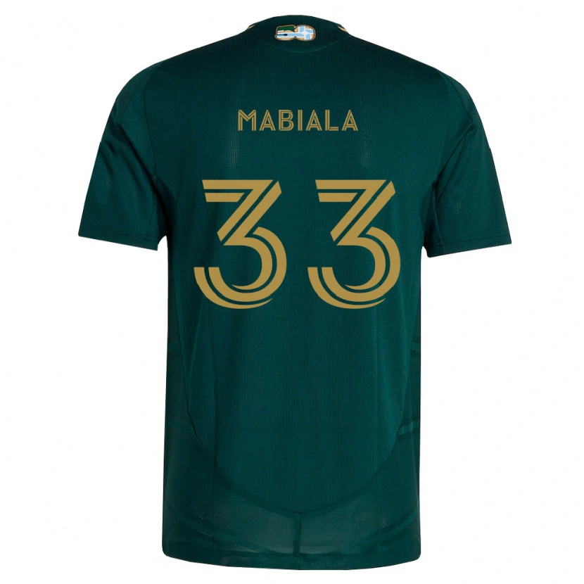 Danxen Damen Larrys Mabiala #33 Dunkelgrün Braun Heimtrikot Trikot 2026/27 T-Shirt Österreich