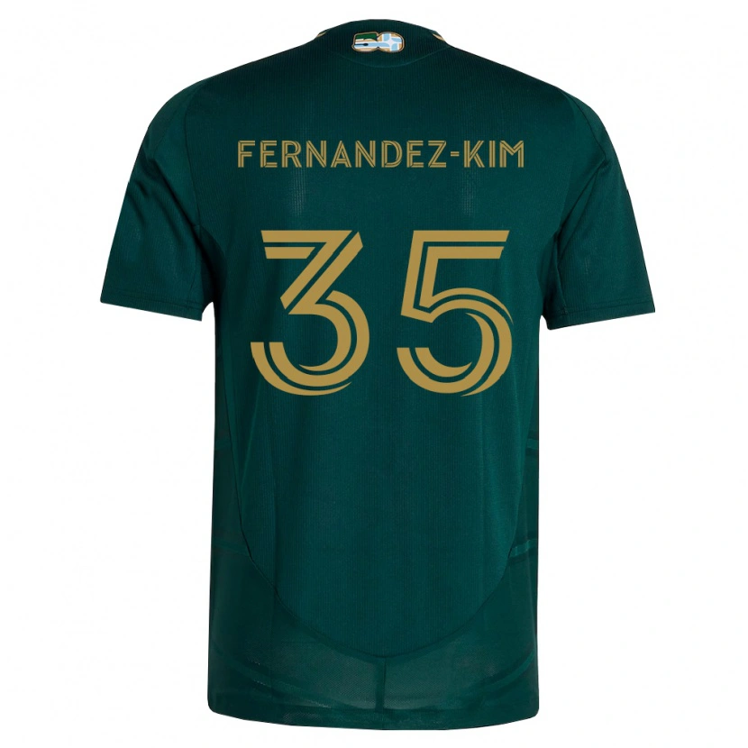 Danxen Damen Lucas Fernandez-Kim #35 Dunkelgrün Braun Heimtrikot Trikot 2026/27 T-Shirt Österreich