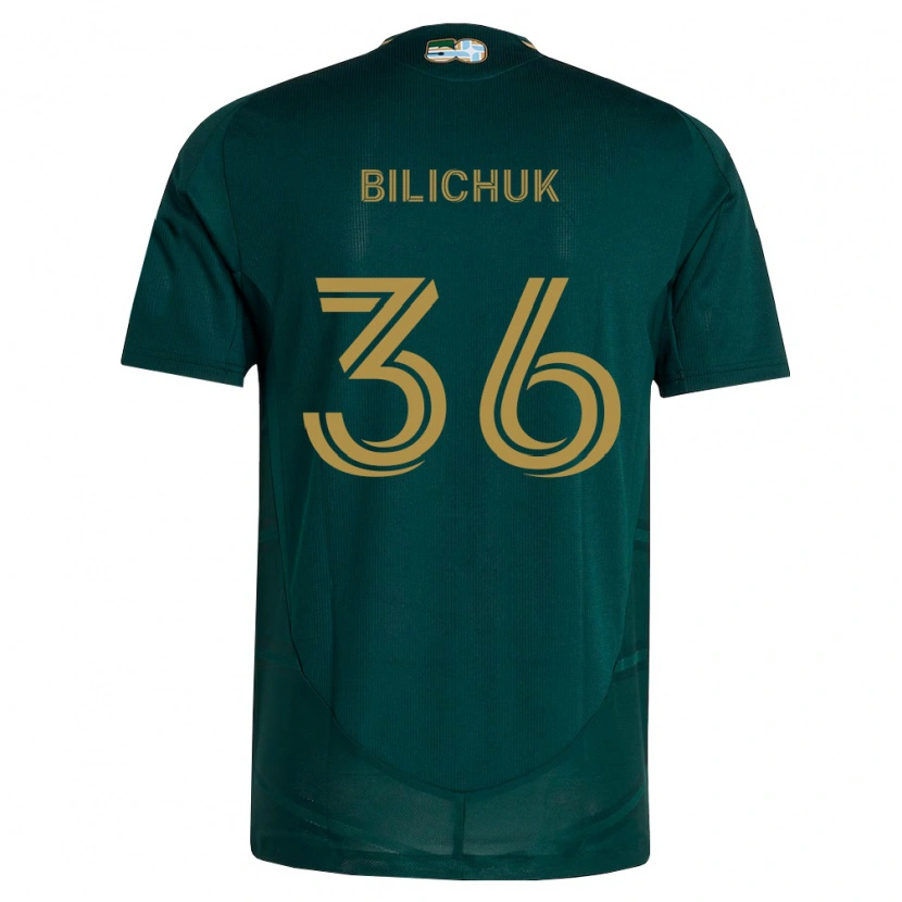 Danxen Damen Ryan Bilichuk #36 Dunkelgrün Braun Heimtrikot Trikot 2026/27 T-Shirt Österreich