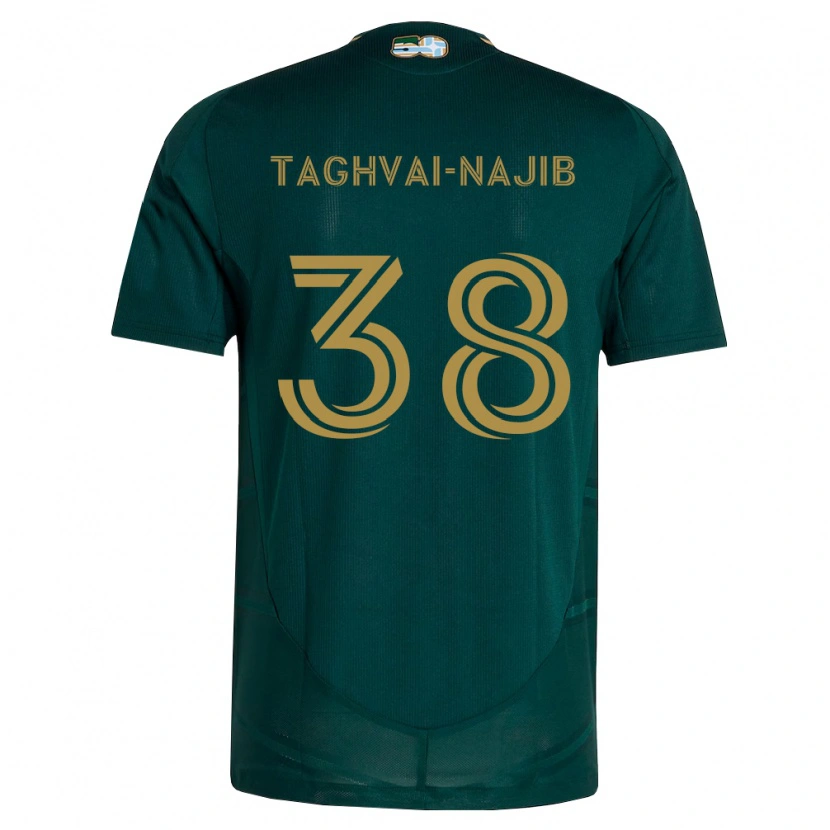 Danxen Damen Braxton Taghvai-Najib #38 Dunkelgrün Braun Heimtrikot Trikot 2026/27 T-Shirt Österreich