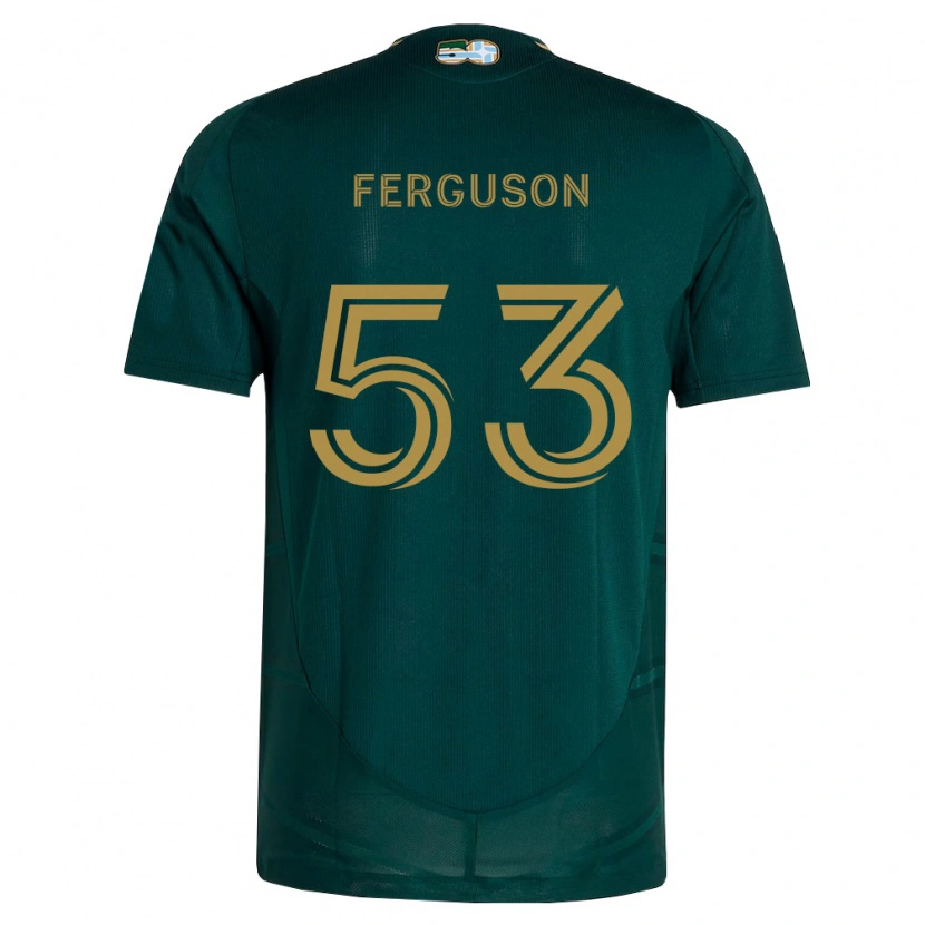 Danxen Damen Connor Ferguson #53 Dunkelgrün Braun Heimtrikot Trikot 2026/27 T-Shirt Österreich