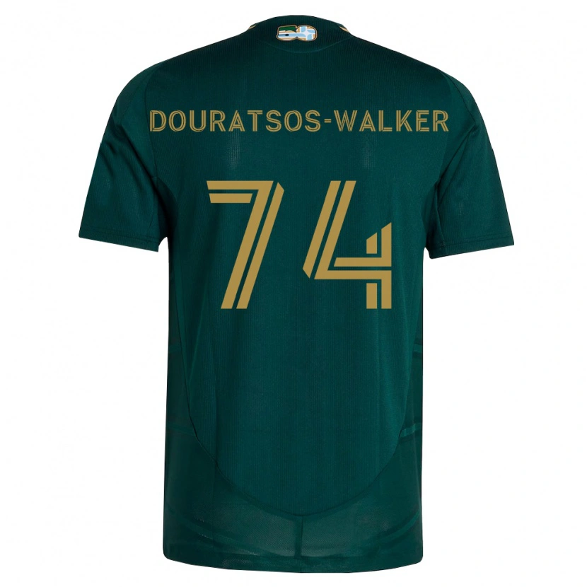 Danxen Damen Elias Douratsos-Walker #74 Dunkelgrün Braun Heimtrikot Trikot 2026/27 T-Shirt Österreich