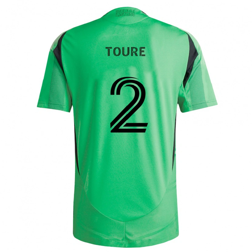 Danxen Damen Cheick Touré #2 Smaragdgrün Schwarz Heimtrikot Trikot 2026/27 T-Shirt Österreich