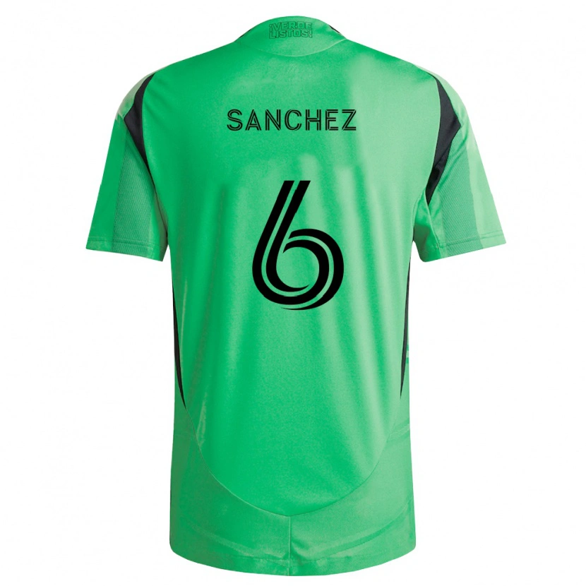 Danxen Damen Ilie Sánchez #6 Smaragdgrün Schwarz Heimtrikot Trikot 2026/27 T-Shirt Österreich