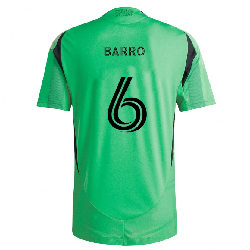 Danxen Damen Djakaría Barro #6 Smaragdgrün Schwarz Heimtrikot Trikot 2026/27 T-Shirt Österreich