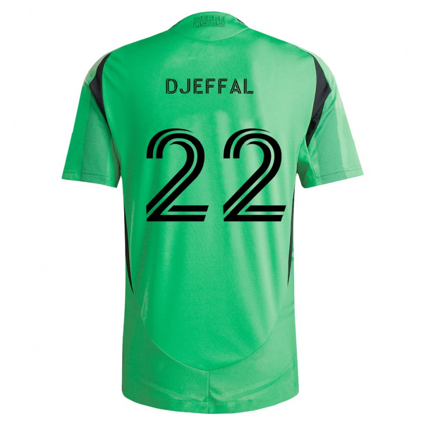 Danxen Damen Sofiane Djeffal #22 Smaragdgrün Schwarz Heimtrikot Trikot 2026/27 T-Shirt Österreich