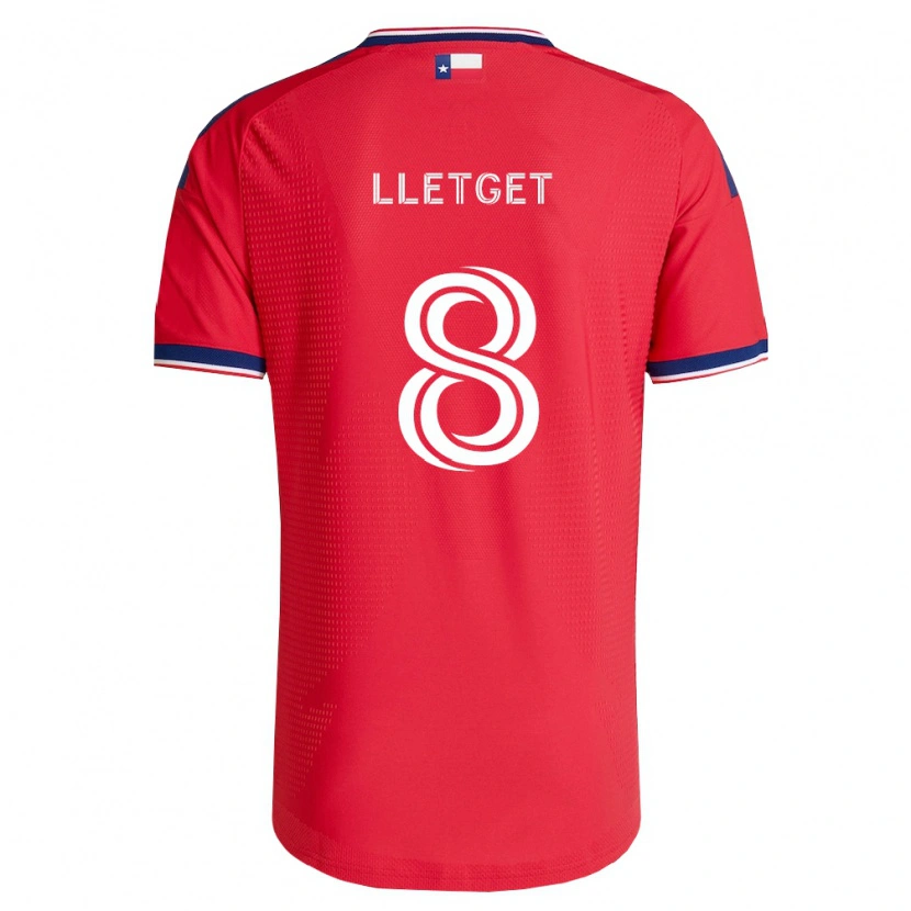 Danxen Damen Sebastian Lletget #8 Rot Blau Weiß Heimtrikot Trikot 2026/27 T-Shirt Österreich