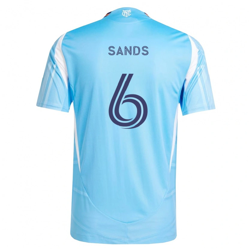 Danxen Damen James Sands #6 Himmelblau Weiß Heimtrikot Trikot 2026/27 T-Shirt Österreich