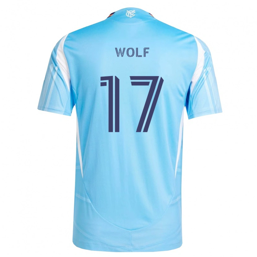 Danxen Damen Hannes Wolf #17 Himmelblau Weiß Heimtrikot Trikot 2026/27 T-Shirt Österreich