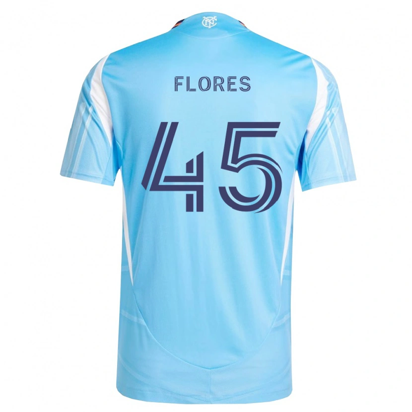 Danxen Damen Brian Flores #45 Himmelblau Weiß Heimtrikot Trikot 2026/27 T-Shirt Österreich