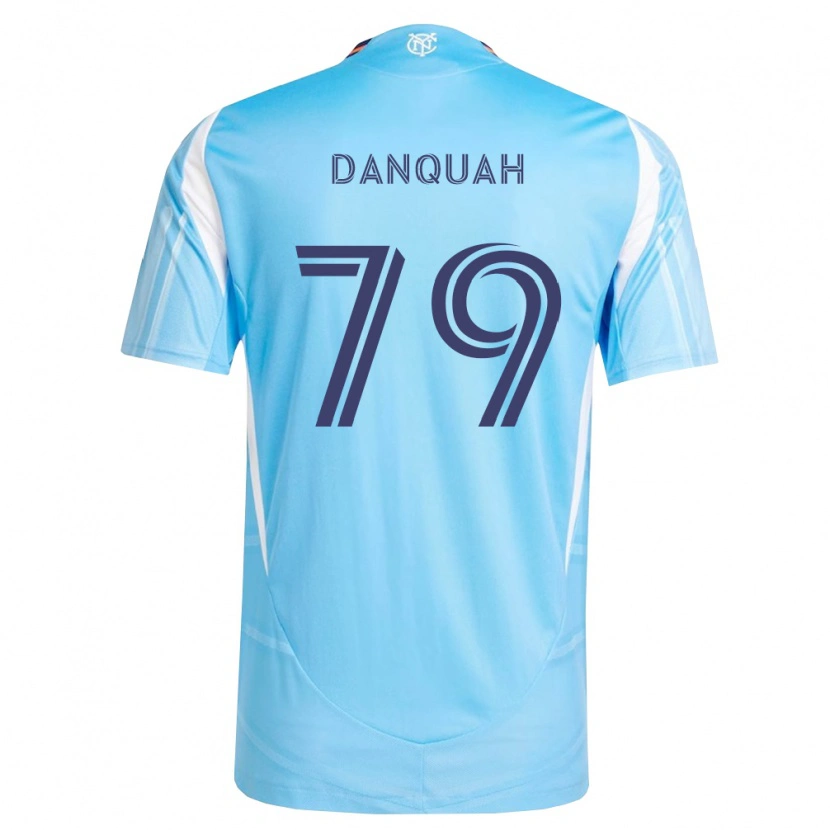 Danxen Damen Caleb Danquah #79 Himmelblau Weiß Heimtrikot Trikot 2026/27 T-Shirt Österreich