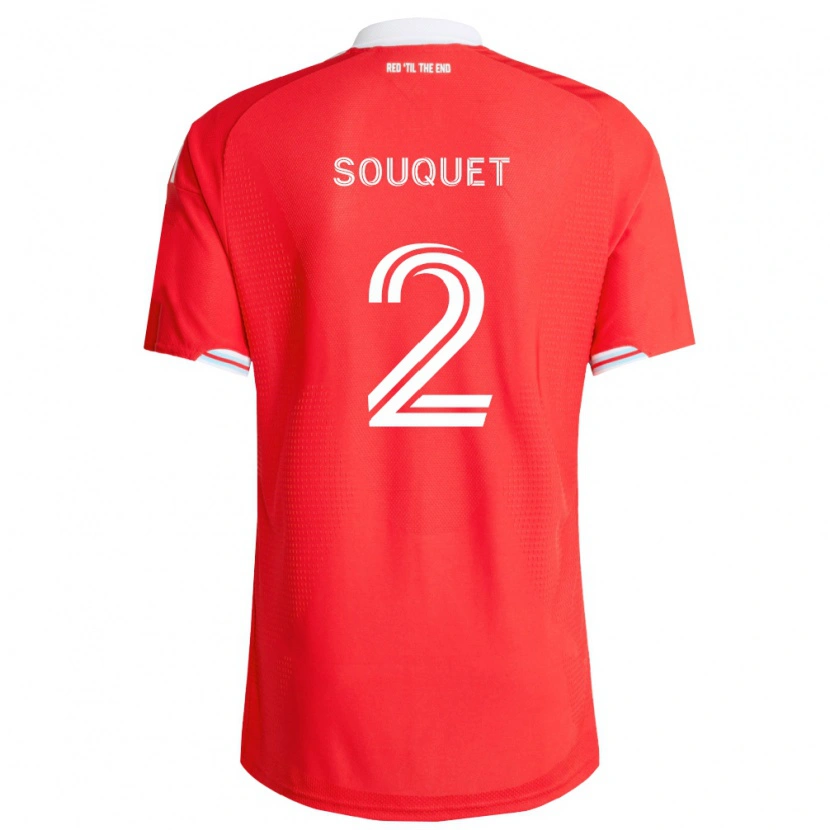 Danxen Damen Arnaud Souquet #2 Rot Tiefblau Weiß Heimtrikot Trikot 2026/27 T-Shirt Österreich