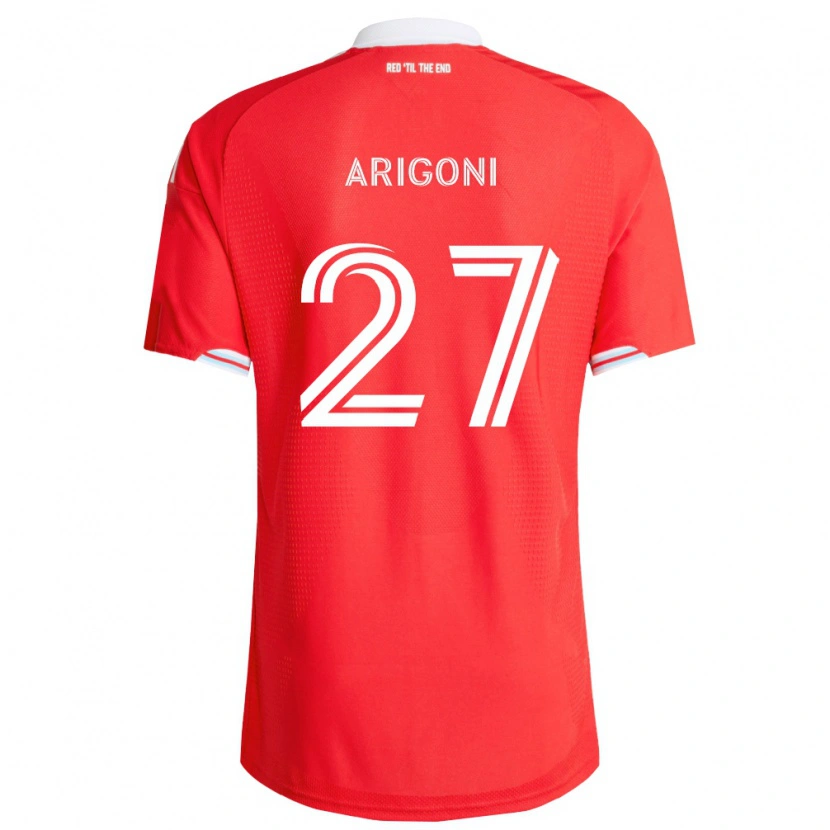 Danxen Damen Allan Arigoni #27 Rot Tiefblau Weiß Heimtrikot Trikot 2026/27 T-Shirt Österreich