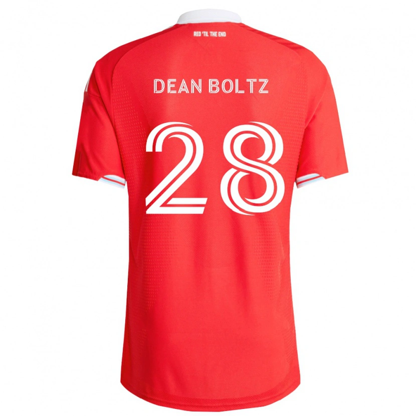 Danxen Damen Dean Boltz #28 Rot Tiefblau Weiß Heimtrikot Trikot 2026/27 T-Shirt Österreich